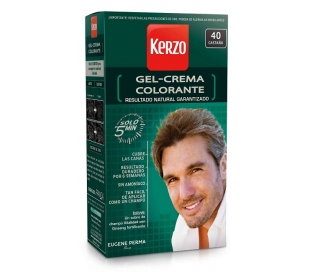 TINTE PARA HOMBRE COLOR CASTAÑO KERZO Nº 40