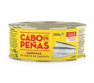 SARDINAS ACEITE VEGETAL CABO PEÑAS 700 GRS.