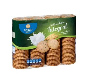 GALLETAS MARIA INTEGRAL ALTEZA PACK 4X200 GR.