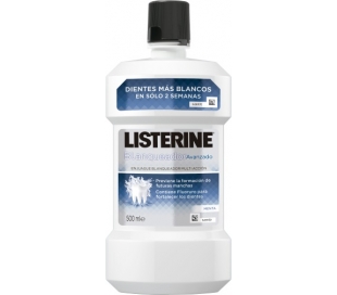 ENJUAGUE BUCAL BLANQUEADOR LISTERINE 500 ML.