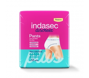 PRENDA INTERIOR PANT GRANDE INDASEC 12 UN.
