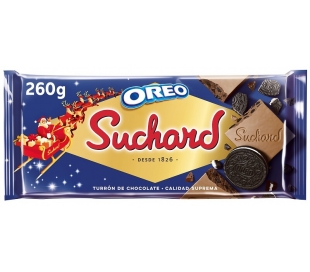 TURRON CHOCOLATE OREO SUCHARD 260 GRS.