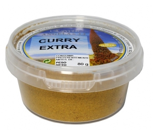 CONDIMENTO CURRY EXTRA ANGELA & J.J. 80 GR.