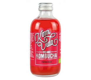 BEBIDA BIO KOMBUCHA FRUTOS ROJOS KOMVIDA 250 ML.