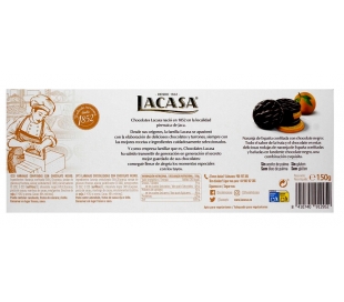 NARANJA CHOCOLATE NEGRO LACASA 150 GRS.