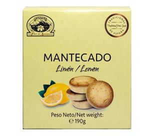 MANTECADO LIMON FLOR DE ANTEQUERA 190 GR.