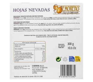 HOJAS NEVADAS E.MORENO 300 GR.