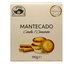 MANTECADO CANELA FLOR DE ANTEQUERA 190 GR.