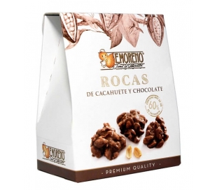 ROCAS DE CACAHUETE Y CHOCOLATE E.MORENO 120 GR.