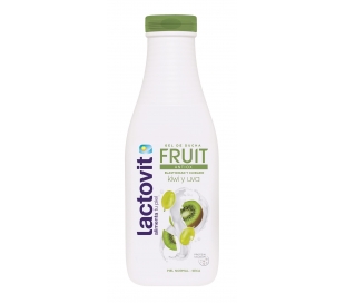 GEL BAÑO FRUIT ANTIOX KIWI Y UVA LACTOVIT 600 ML.