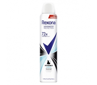 DESODORANTE SPRAY WOMAN INVISIBLE AQUA REXONA 200 ML.