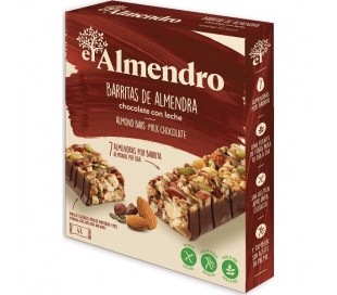 BARRITA ALMENDRA CHOCOLATE CON LECHE EL ALMENDRO 100 GR.