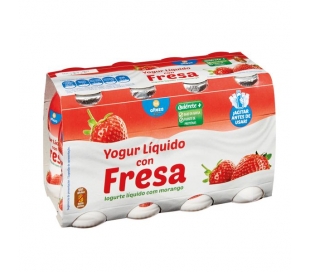 YOGUR LIQUIDO C/FRESA ALTEZA PACK 8X100 ML.