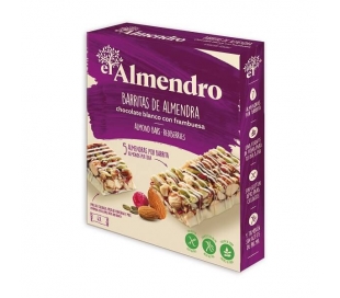 BARRITA ALMENDRA CHOCOLATE BLANCO Y FR EL ALMENDRO 100 GR.