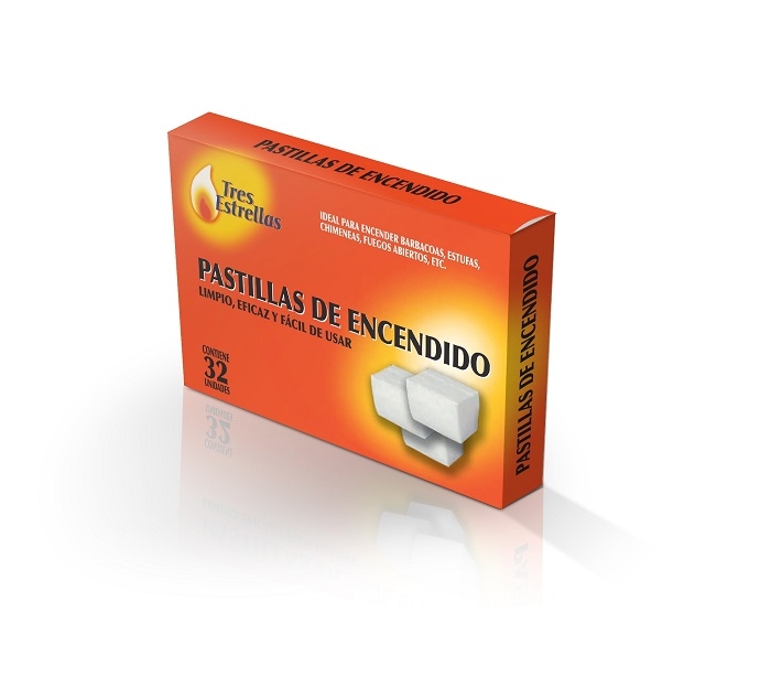 Pastillas Encendido de Parafina sin Olor 30 ud Carrefour