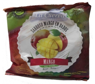 MANGO EN DADOS CONGELADO, BOLSA LA CUERVA 300 GRS.