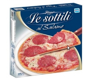 PIZZA SALAMI-SOTT LE SOTTILI 340 GR.