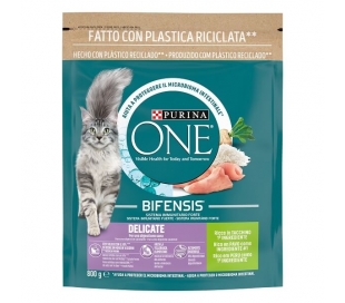 COMIDA GATO DELICATE DIGESTION PURINA ONE 800 GRS.