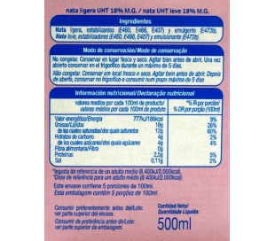 NATA LIQUIDA COCINAR ALTEZA 500 ML.