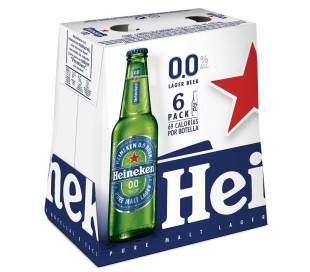 CERVEZA 0,0% ALC. VOL. HEINEKEN BOT. 6X25 CL.