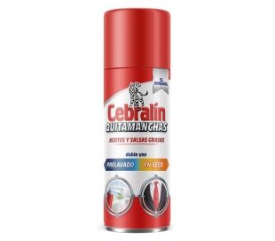 QUITAMANCHAS EN SECO Y PRELAVADO,SPRAY CEBRALIN 200 ML.