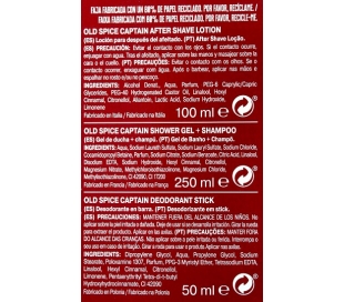 PACK AFTER SHAVE+DESODORANTE+GEL OLD SPICE 1 UN.