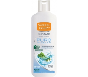 GEL BAÑO PURE MICELAR NATURAL HONEY 650 ML.