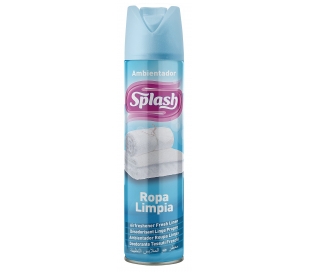 AMBIENTADOR SPRAY ROPA LIMPIA SPLASH 300 ML.