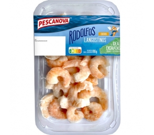 LANGOSTINO COCIDO PELADO PESCANOVA 180 GR.