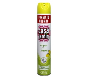 INSECTICIDA SPRAY PERFUME LIMON CASA JARDIN 750 ML.