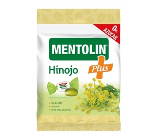 CARAMELOS SIN AZÚCAR HINOJO MENTOLIN PLUS 90 GR.