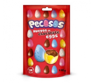 HUEVOS CHOCOLATE CON LECHE PECOSOS 110 GR.