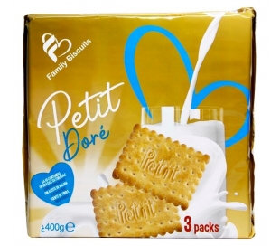 GALLETAS PETIT DORE FAMILY BISCUITS 400 GR.