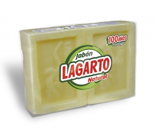 JABON PARA LAVAR NATURAL LAGARTO PACK 2X150GR.