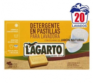 DETERG.PASTILLA LAGART20L