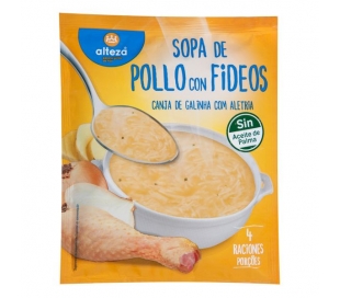 SOPA POLLO CON FIDEOS ALTEZA SOBRE 72 GR.