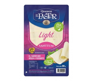 QUESO LIGHT MEZCLA TIERNO EL PASTOR 80 GR.LONCHAS