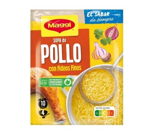 SOPA                POLLO CON FIDEO      MAGGY                82GR