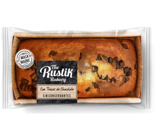 BIZCOCHO CON TROZOS CHOCOLATE THE RUSTIK BAKERY 240 GR.