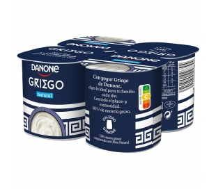 YOGUR GRIEGO NATURAL DANONE PACK 4X115 GR.