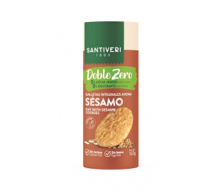 GALLETAS INTEGRALES AVENA Y SÉSAMO SANTIVERI 165 GR.
