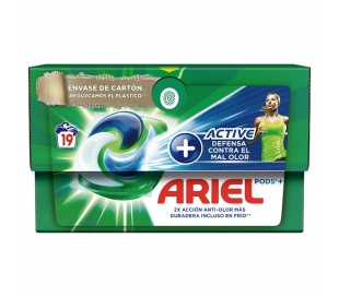 DETERGENTE CÁPSULAS ACTIVE ARIEL 19 CAPSULAS