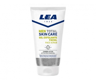 GEL EXFOLIANTE FACIAL CARBON ACTIVO LEA MEN TOTAL SKIN CARE 150 ML.