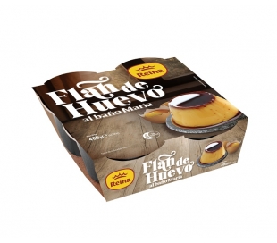 FLAN HUEVO AL BAÑO MARIA REINA PACK 4X100 GR.