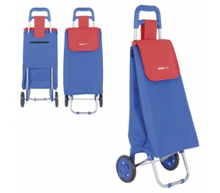 CARRO COMPRA AZUL Y ROJO AGOR 1 UN.