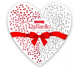 BOMBON HEART RAFFAELLO 142,80 GR.