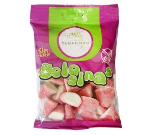 GOLOSINAS DE GOMA BESOS FRESA NATA TAMARINDO 200 GR.