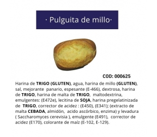 PAN PULGUITA COMÚN 60 GRS.