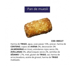 PAN MUESLI 280 GRS.