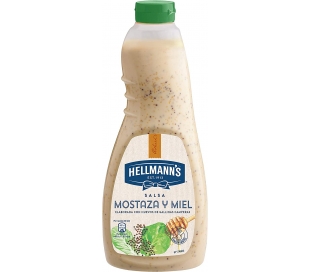 SALSA MOSTAZA Y MIEL, PET HELLMANNS 1000 ML.
